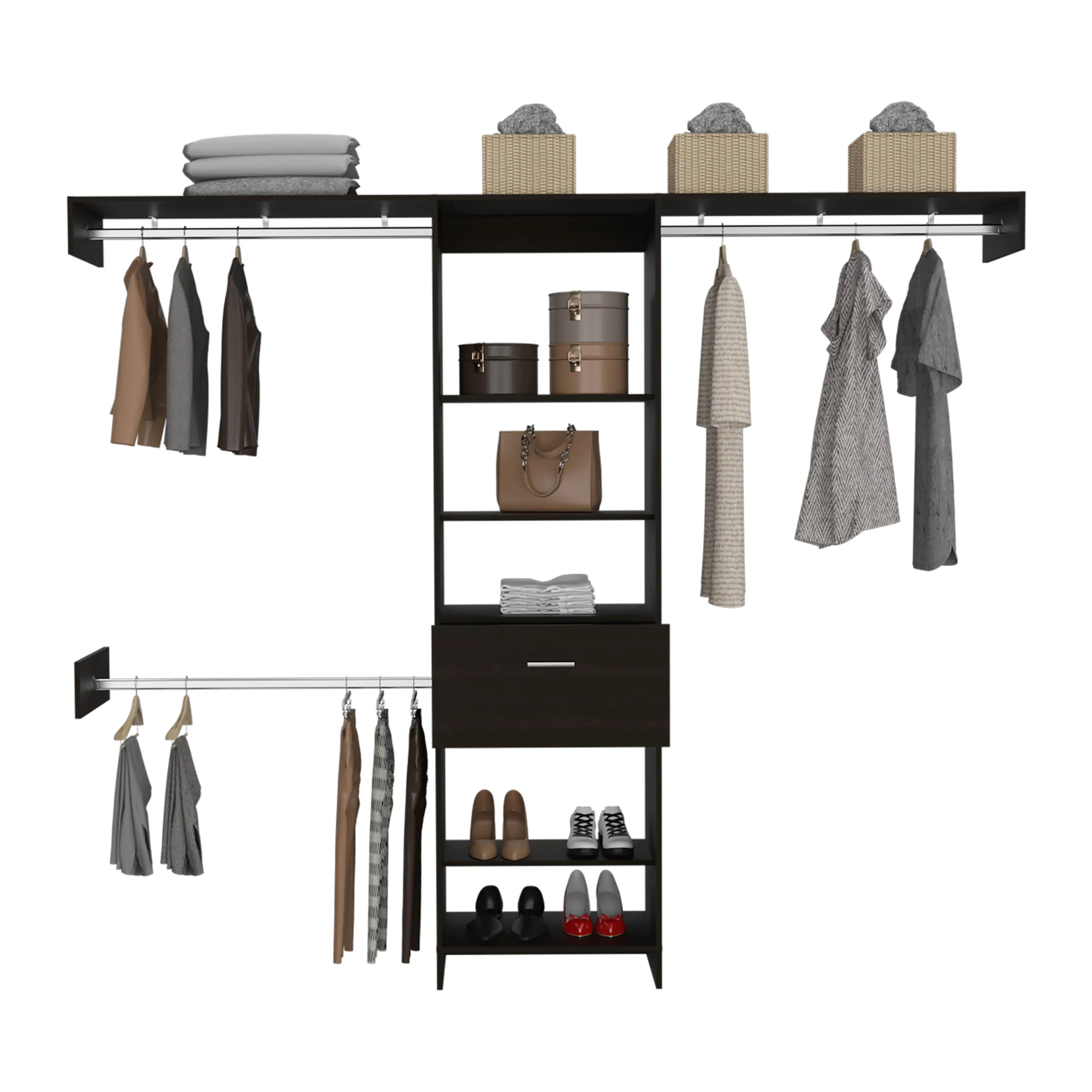 250 Closet System British | Black