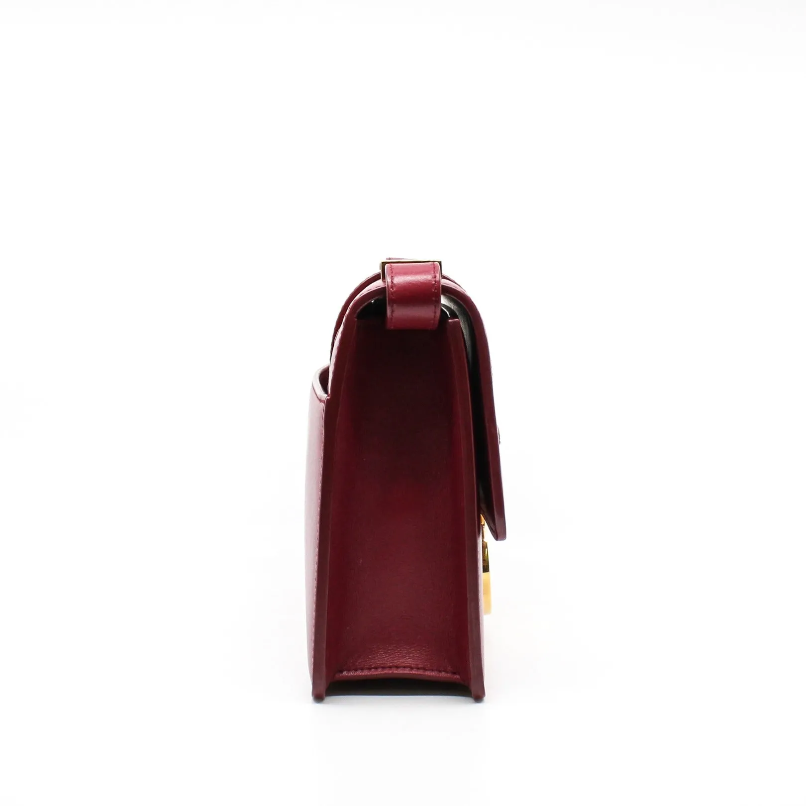 30 montaigne bag red leather ghw