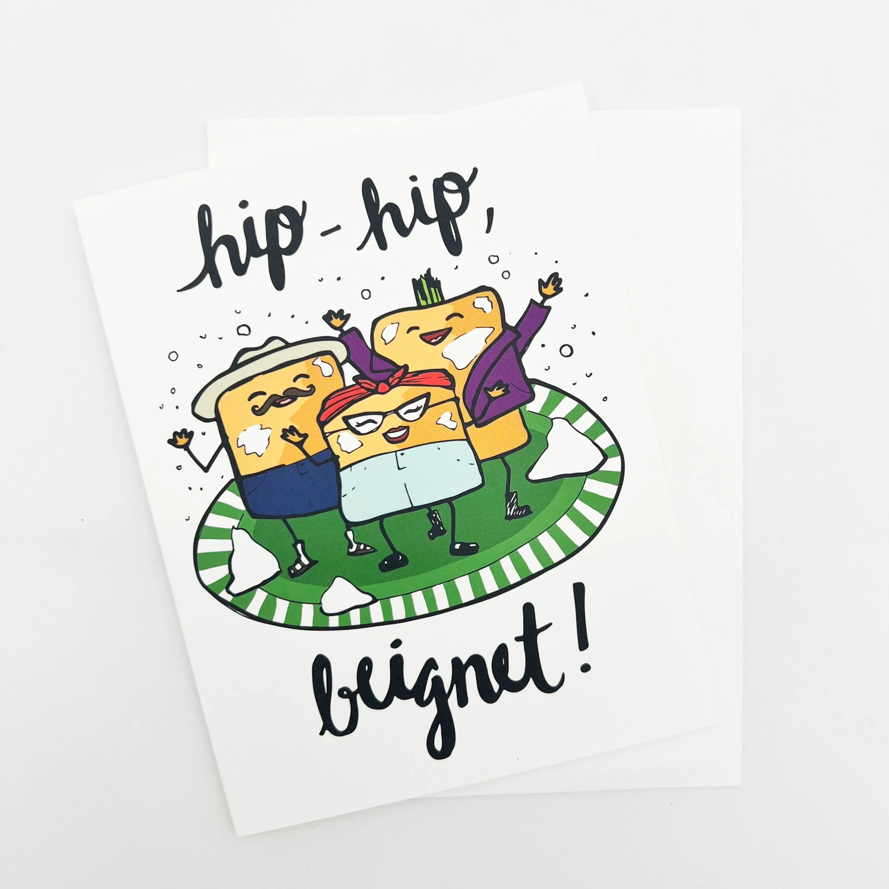 Hip Hip Beignet Card