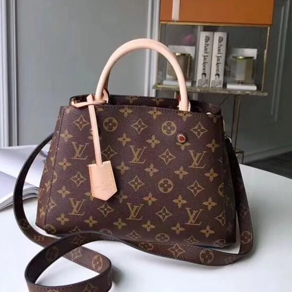 Montaigne Bb Monogram Canvas Top Handle Bag M41055 2019 Collection