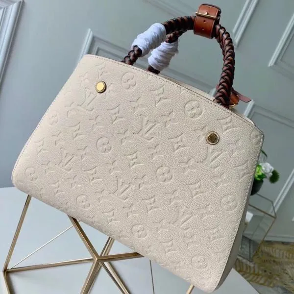 Montaigne Mm Monogram Empreinte Leather Braided Top Handle Bag M53939 2019 Collection