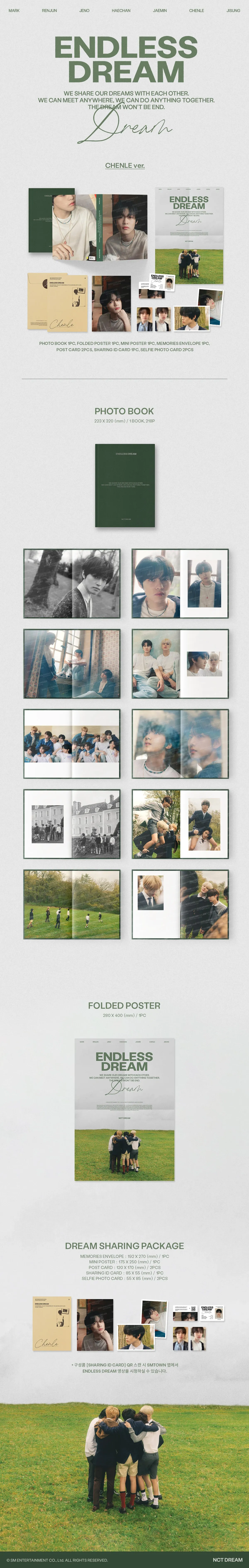 (PRE-ORDER) NCT DREAM - [ENDLESS DREAM] PHOTO BOOK CHENLE Version